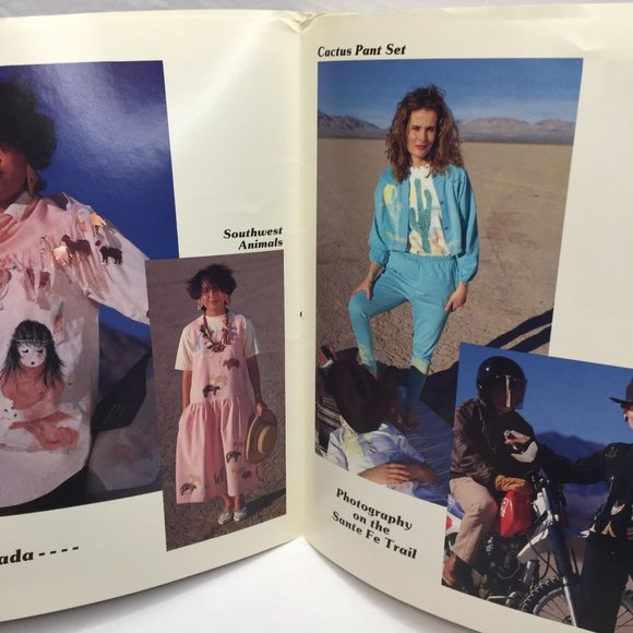 Vtg 1989 The Cat's Meow! Santa Fe Trail Dennis Southwest Fabric Painting Pattern - Picture 2 of 9